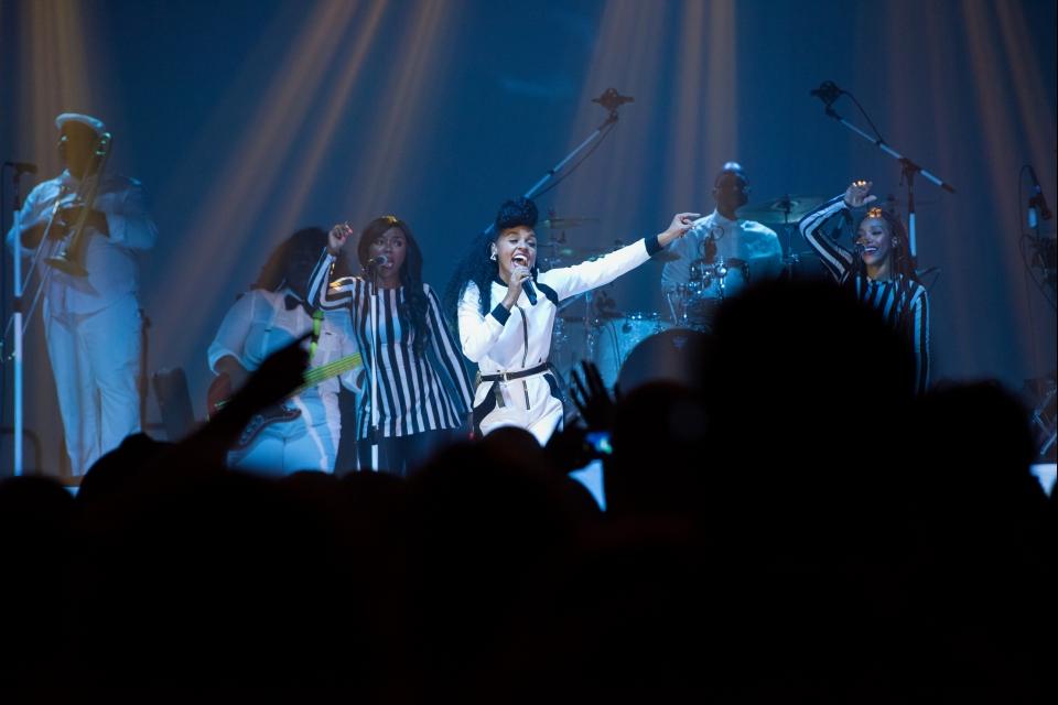 Pop star and six-time Grammy nominee Janelle Monáe—you might know her song &quot;Primetime&quot;—performed at the Smith Center.