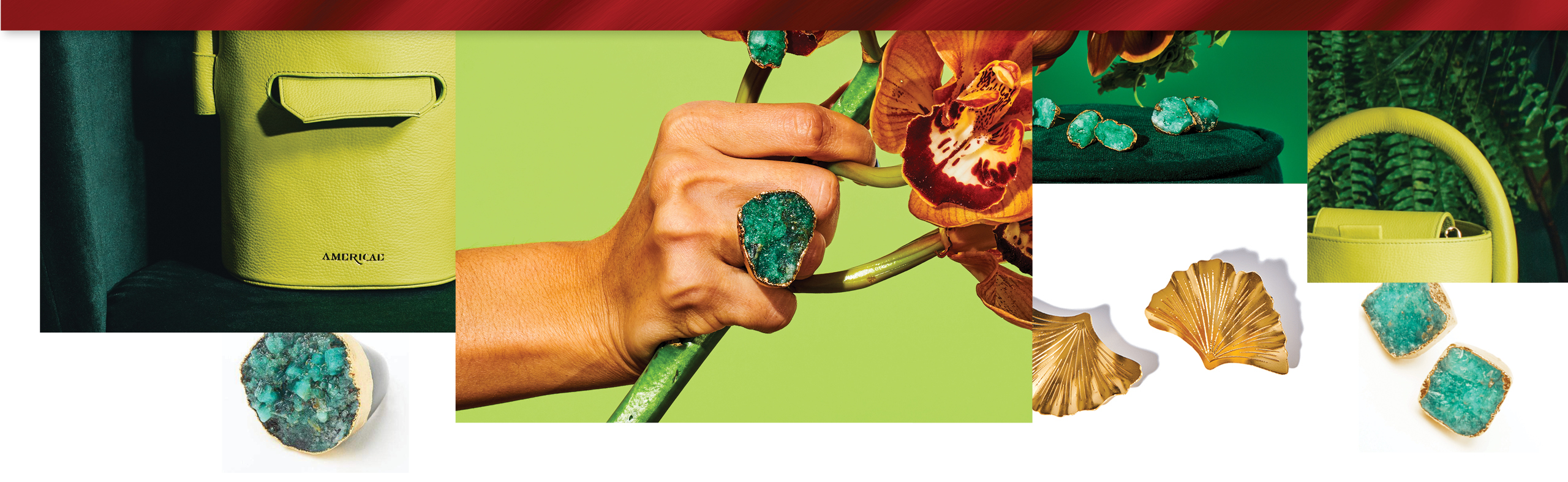 Various pieces of jewelry