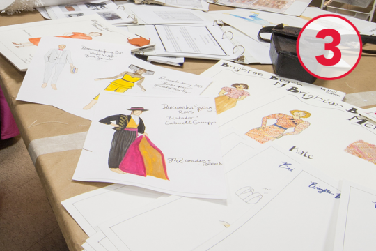 costume design drawings