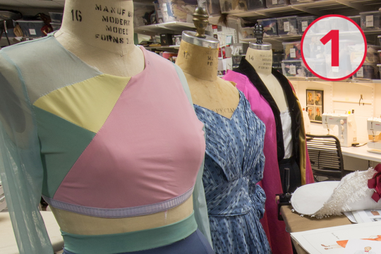 mannequins in costume