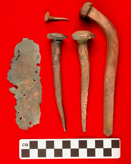 copper fastenings and sheathing