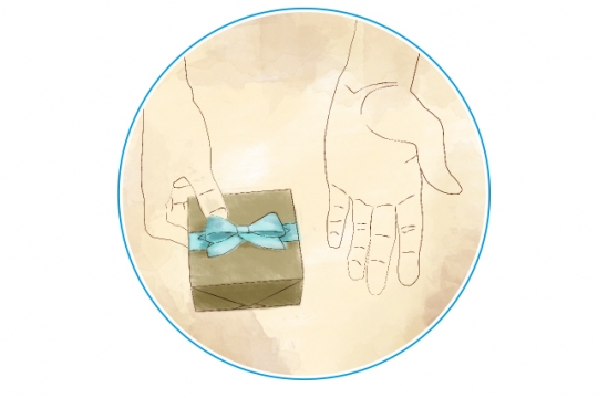 Gift Wrapping Step 4