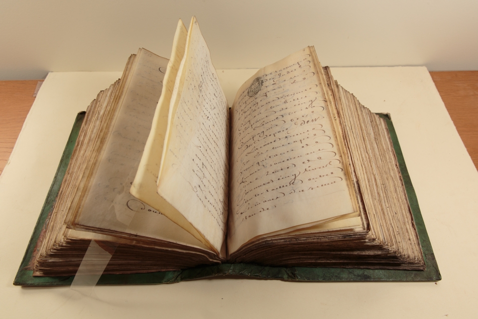 The will of René Hatte, 1762: This massive volume gives insight into the intricate legal process of inheritance and succession in 18th-century France.