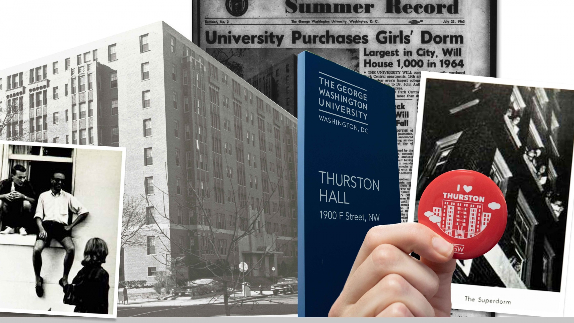 Thurston Hall collage