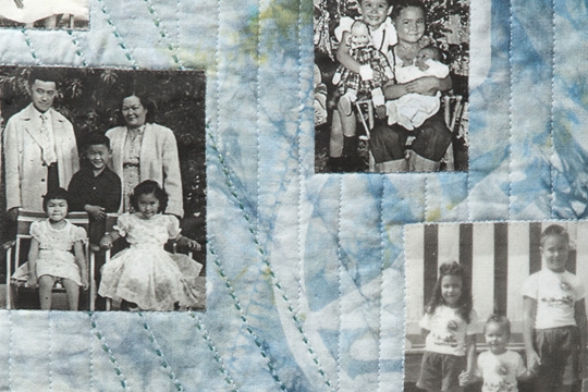 a closeup image of the kimono