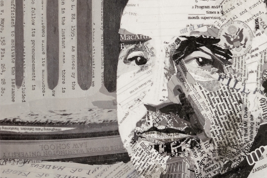 graphic depiction of Jonathan Rapping, MacArthur Fellow