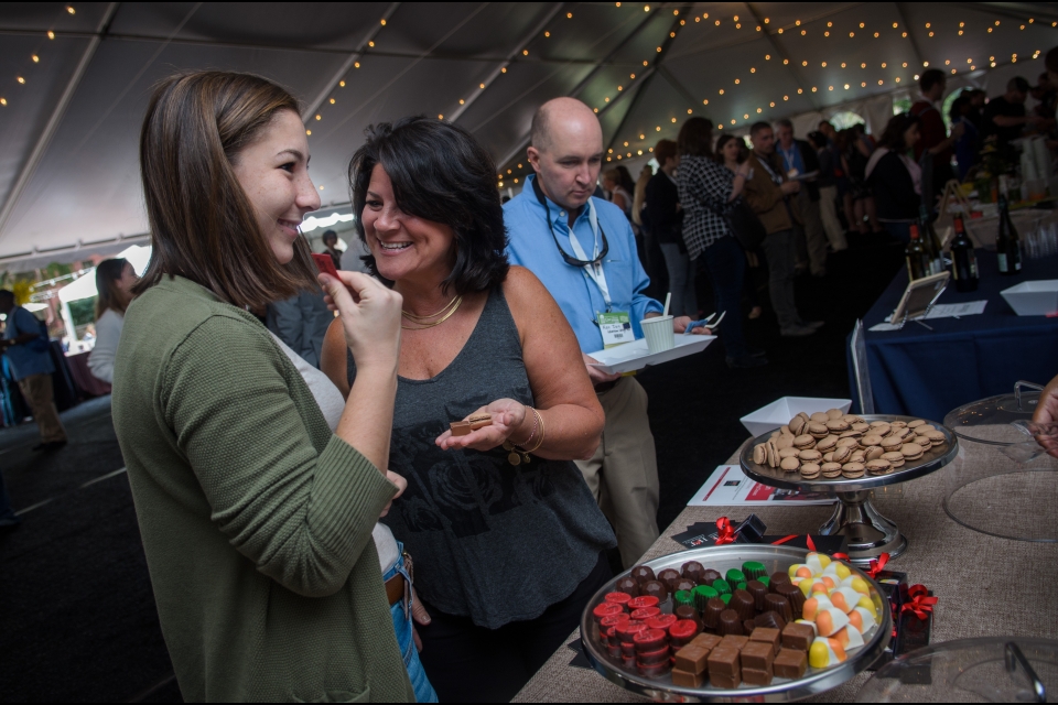 Spread across University Yard, A Taste of GW included 18 food vendors, all of which were local and owned or operated by GW alumni or parents.