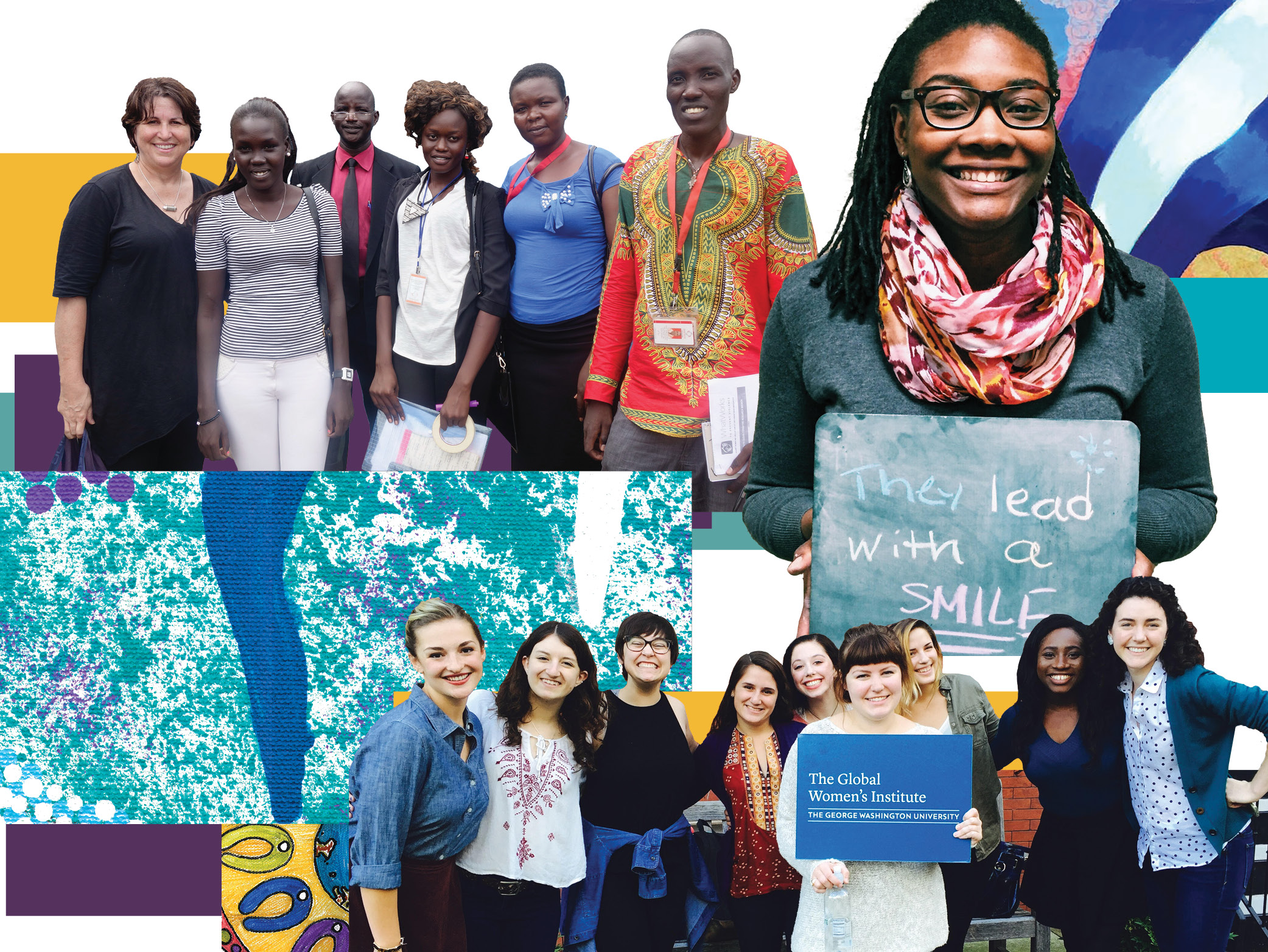 Photo collage of women featured in the "Agents of Change" story