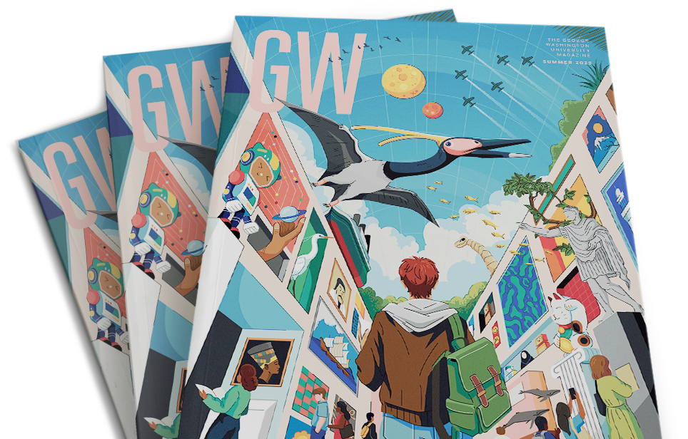 GW Magazine Summer 2025 cover