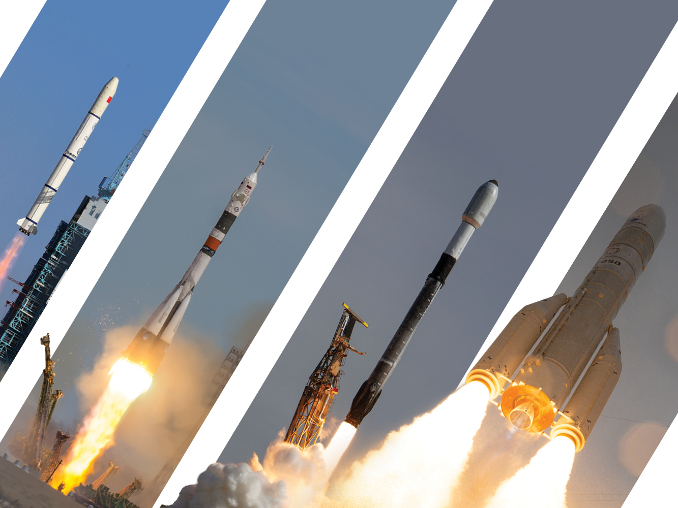 Rockets launching