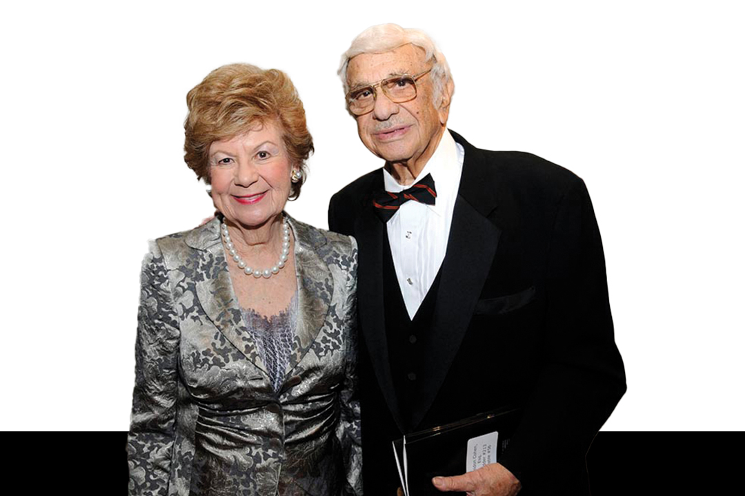 Myrtle Katzen and her late husband, Cyrus Catzen