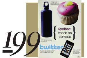 199, A spread showing trends on campus in 2009