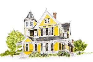 Queen Anne style house