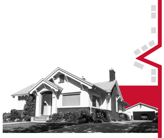 House with fence, driveway and garage