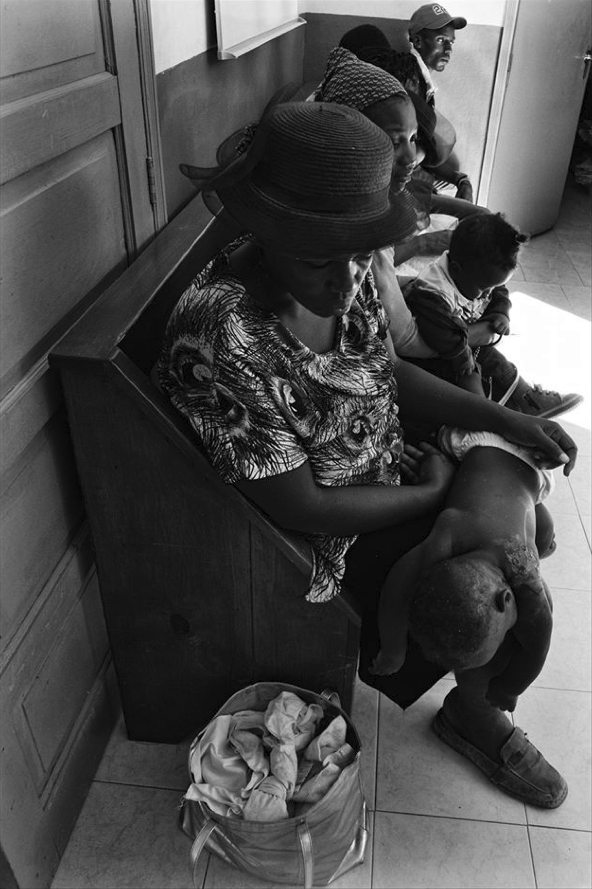 Burned Infant with Mother