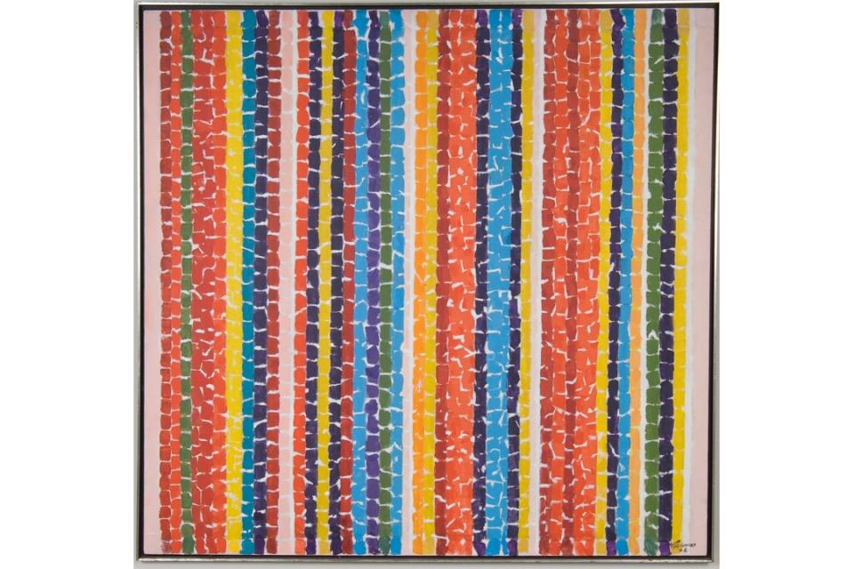 Alma Thomas: Nature's Red Impressions (Courtesy Luther W. Brady Art Gallery)