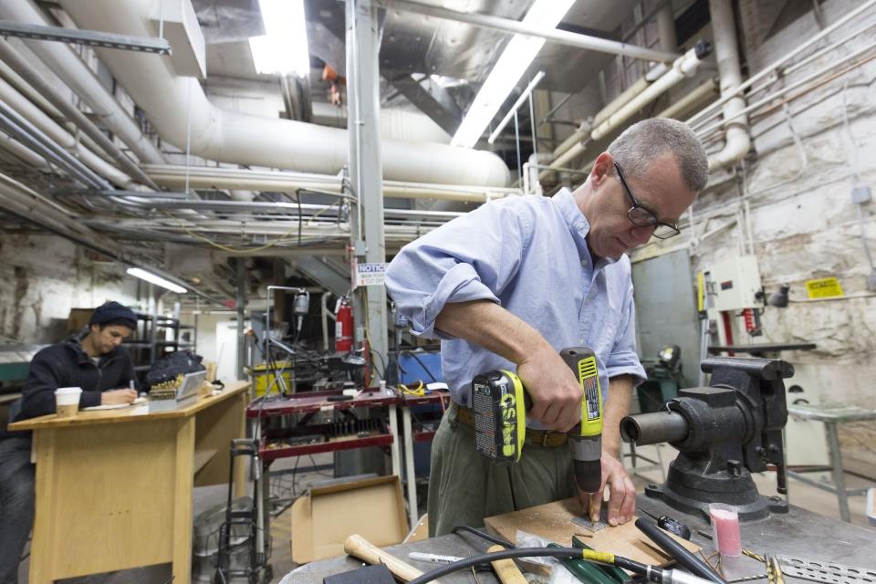 Sculpture professor David Page